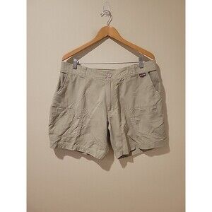 Simms Fishing Shorts Mens XL Tan Beige Lightweight Outdoor Quick Dry Performance
